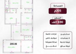 Apartment - 3 bedrooms - 4 bathrooms for للبيع in As Sulimaniyah - Jeddah - Makkah Al Mukarramah