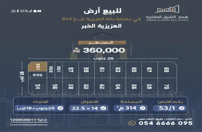 Land - Studio for sale in Al Amwaj - Al Khubar - Eastern