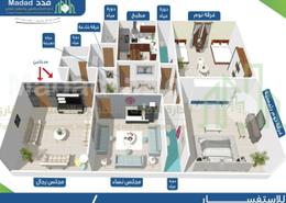 Apartment - 4 bedrooms - 4 bathrooms for للبيع in Ar Rayaan - Jeddah - Makkah Al Mukarramah Apartment - 4 bedrooms - 4 bathrooms for للبيع in Ar Rayaan - Jeddah - Makkah Al Mukarramah